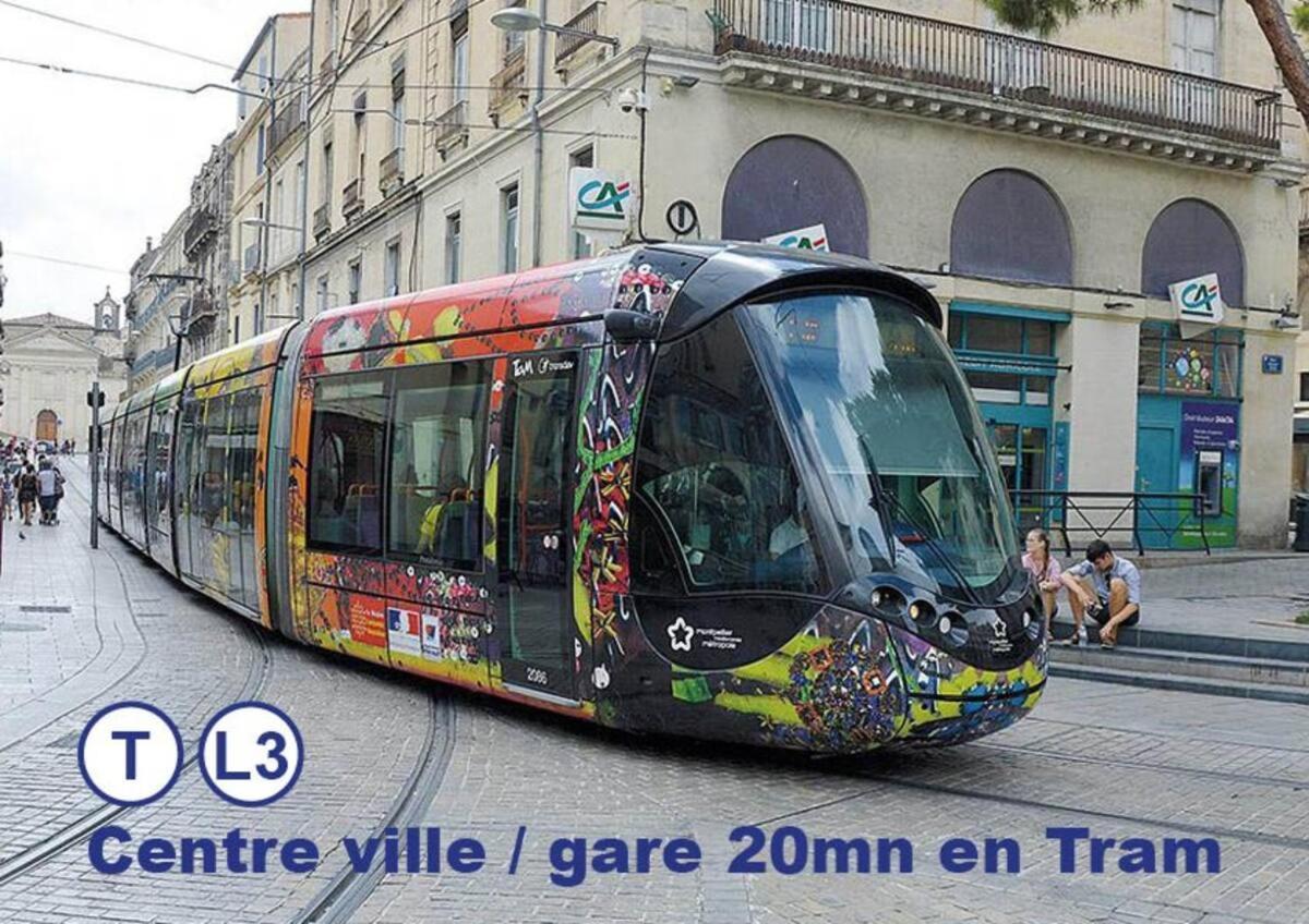 Montpellier Studio Climatise Exterior foto